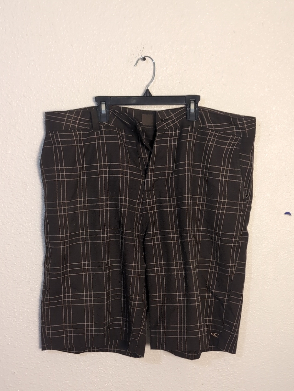 O'Neill Black Plaid Chinos